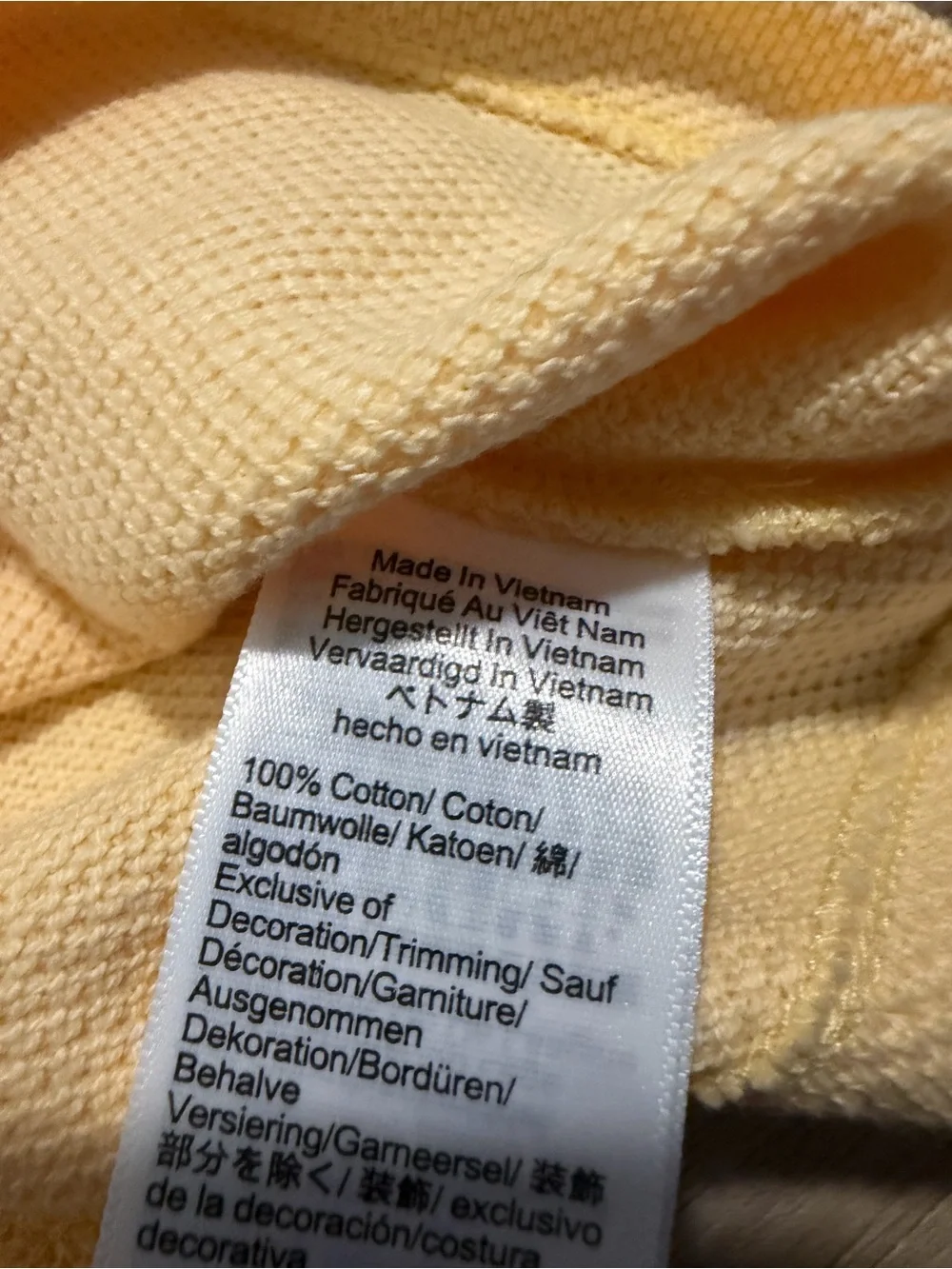 J Crew Oarsman Waffle Pocket L/S Thermal Shirt Men’s Medium 100% Cotton Yellow